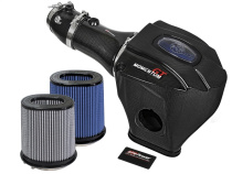 Dodge Challenger/Charger SRT Hellcat 2017-2023 V8-6.2L (sc) HEMI Momentum GT Kalluftsintag Luftfilterkit Med Dubbla Filter aFe Power - Kolfiber